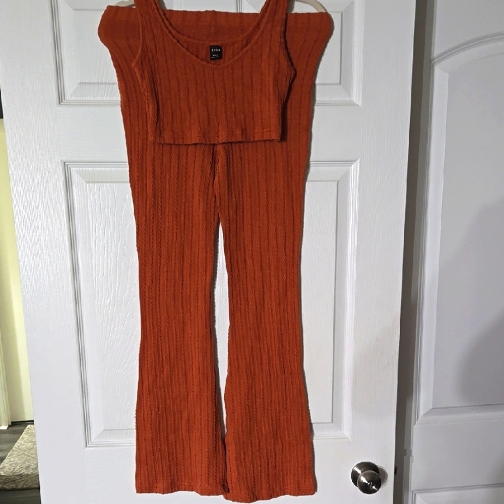 Orange Knit 2pc